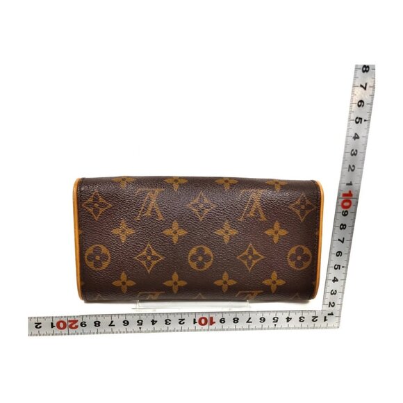 Louis Vuitton LV Shoulder Bag Pochette Twin PM Brown Monogram 490-022225 - Picture 2 of 16